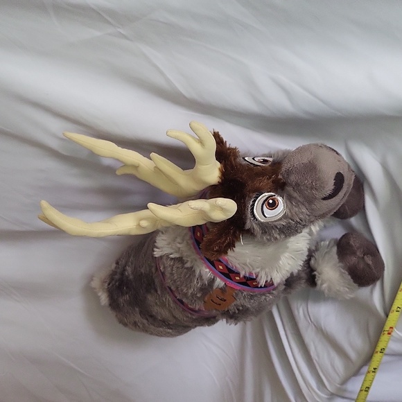 Disney Frozen Sven Reindeer plush Big Articulated 15"x16" See Antlers - Picture 8 of 17